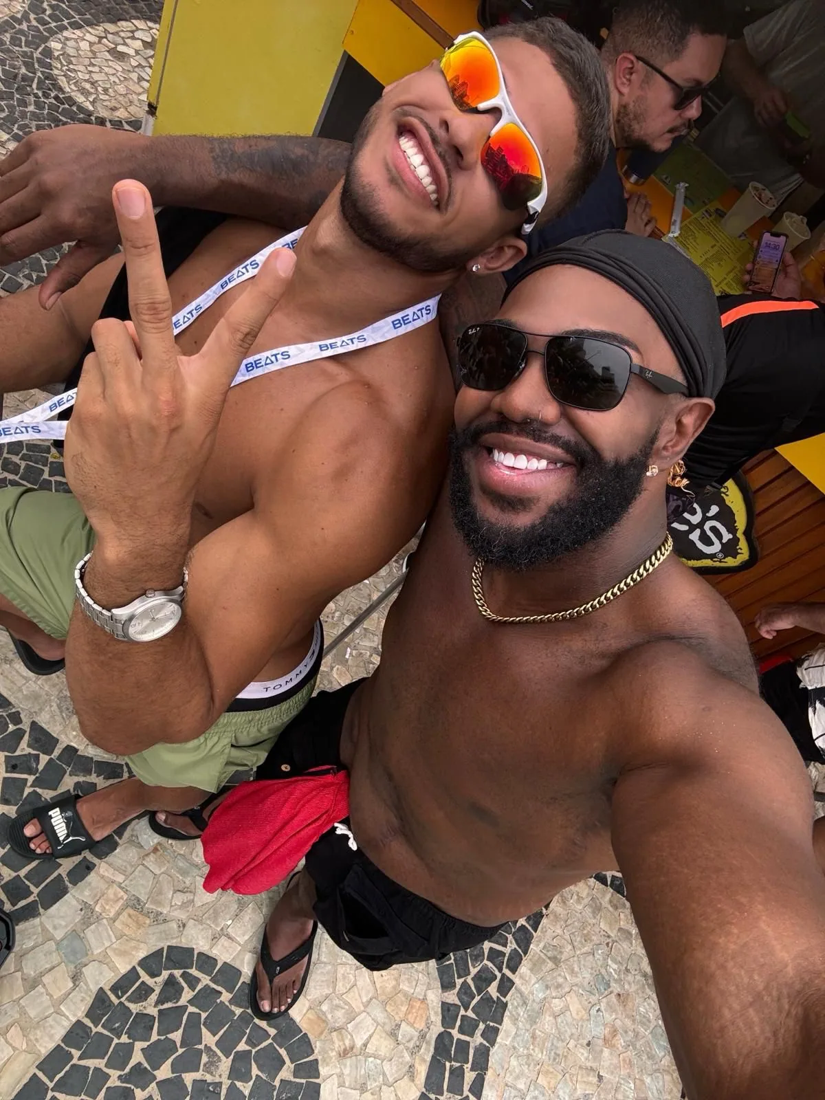 Carnival fun with the local crew