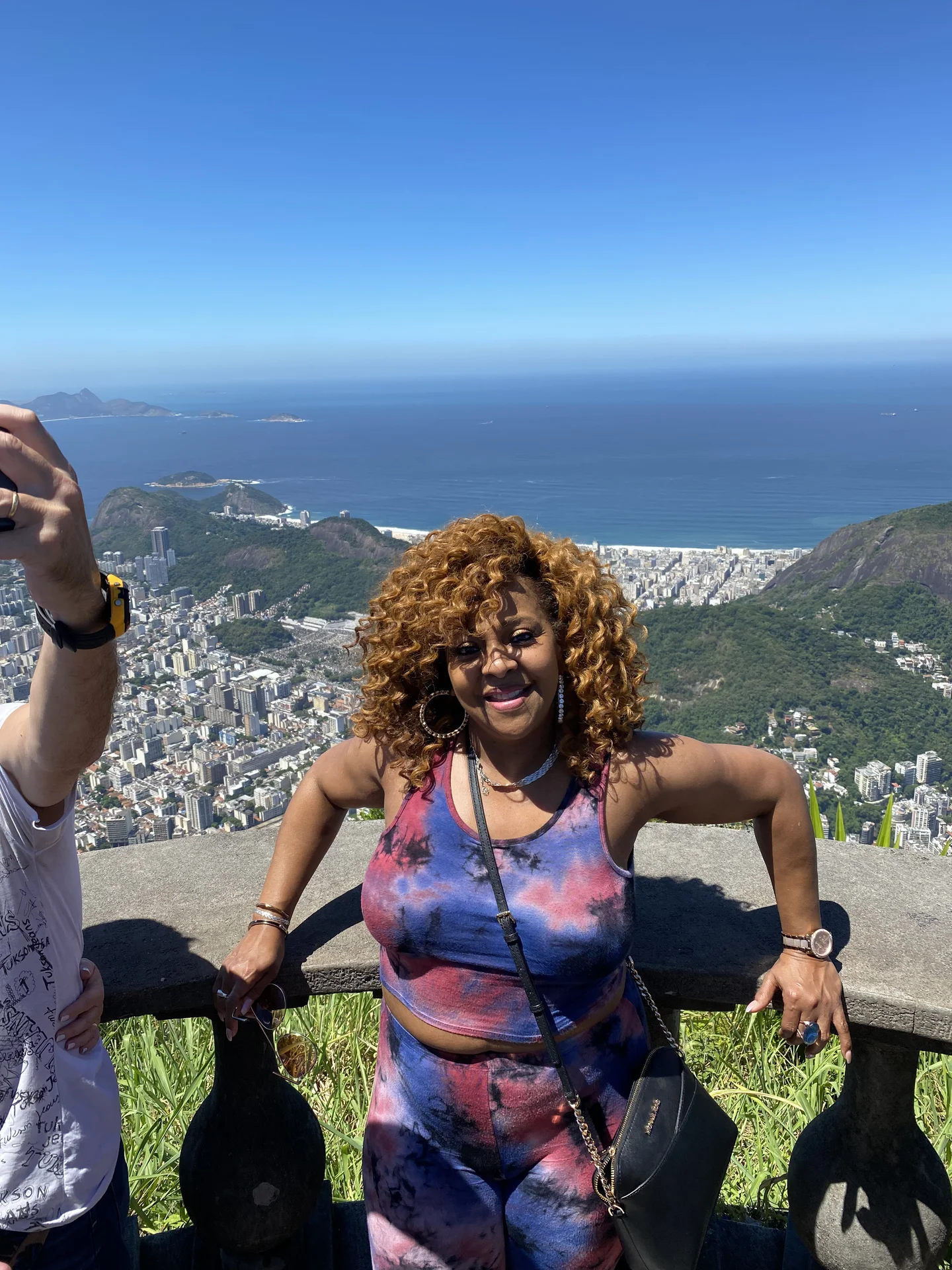 Rio de Janeiro from Christ the Redeemer, aerial view