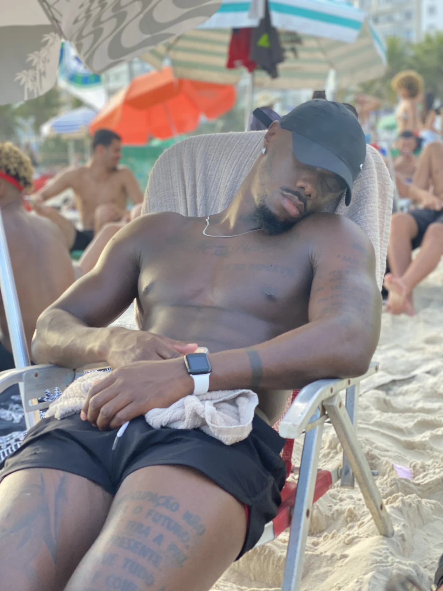 Sleeping in on a rest day in Rio