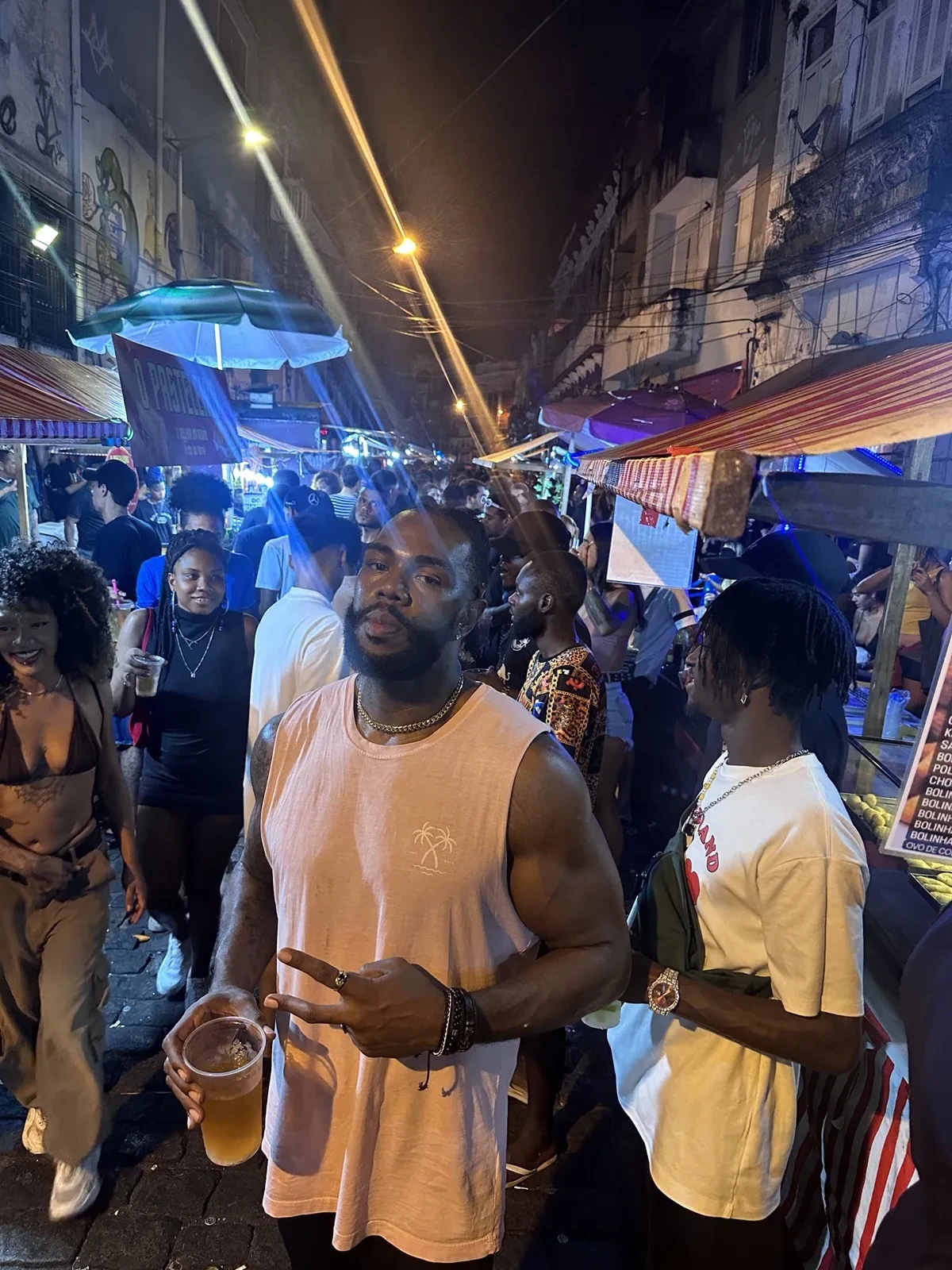 Bryant at Pedra do Sal, Rio de Janeiro