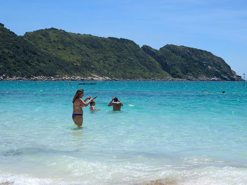 Turquoise water at Arraial do Cabo