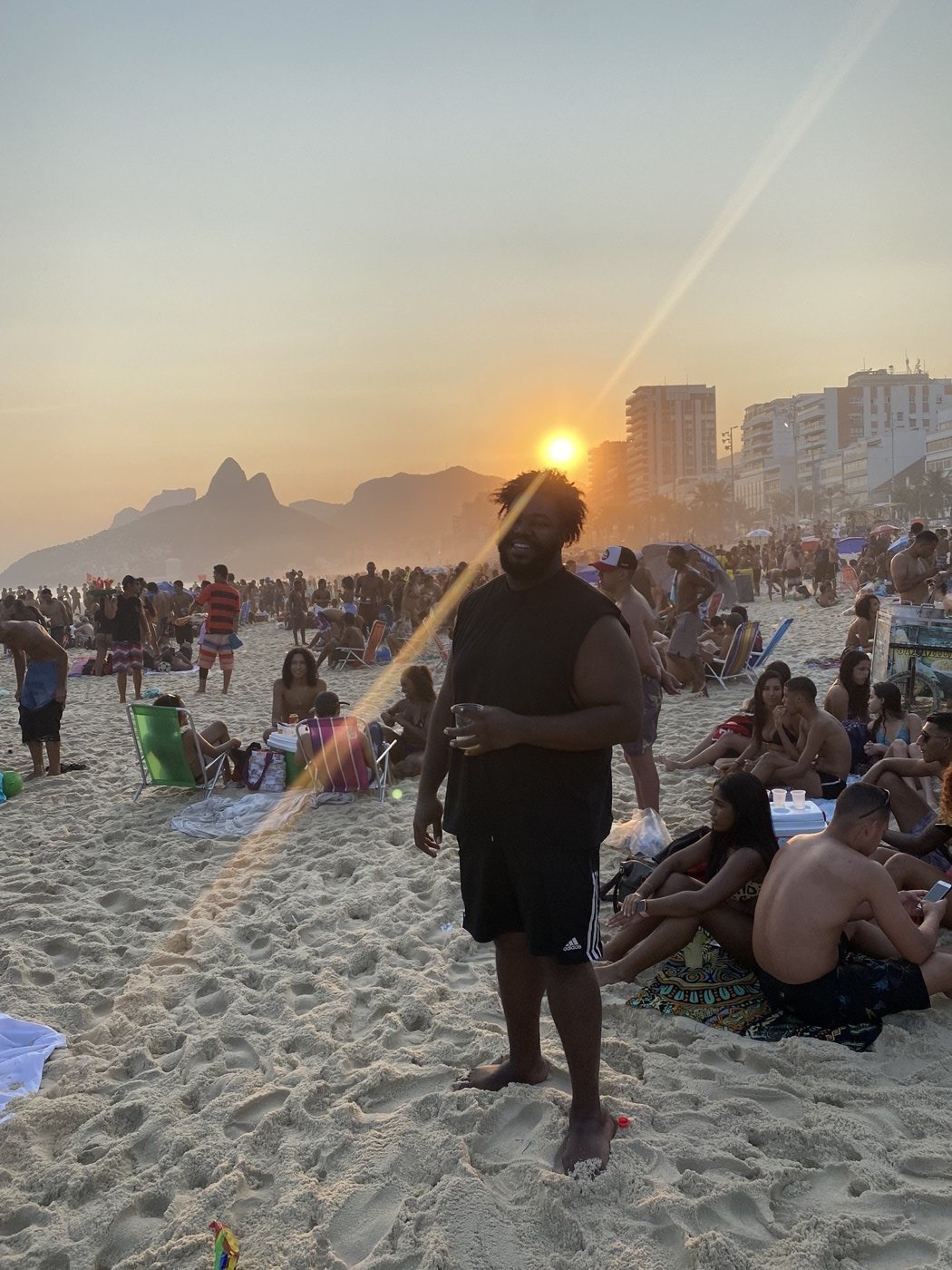 Lagoa Rodrigo de Freitas at golden hour