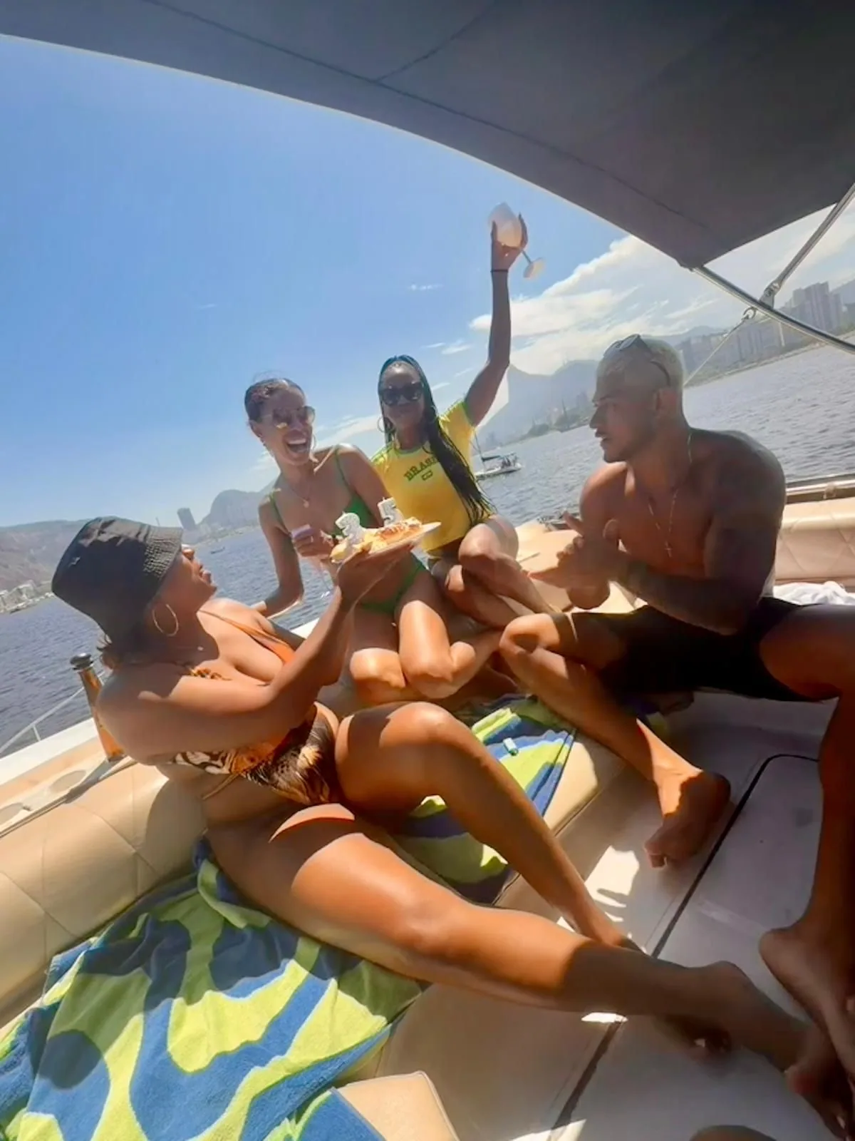 Private boat on Guanabara Bay, Rio de Janeiro